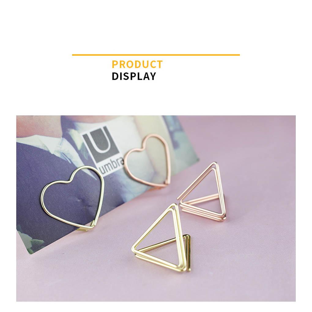 10Pcs Dining Table Clips Metal Double-Layer Anti-Rust Cards Holders DIY Message Crafts Rack Wedding Party Home Office