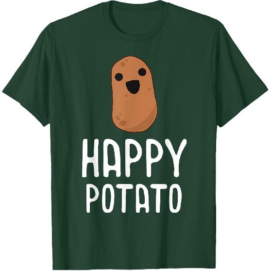 Happy Potato - Kawaii Potato Shirt, Funny Gift Vegetable T-Shirt