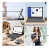 Samsung A11+ Tablet Leather Case with Touchpad Backlit Bluetooth Keyboard for A9+ 11-inch