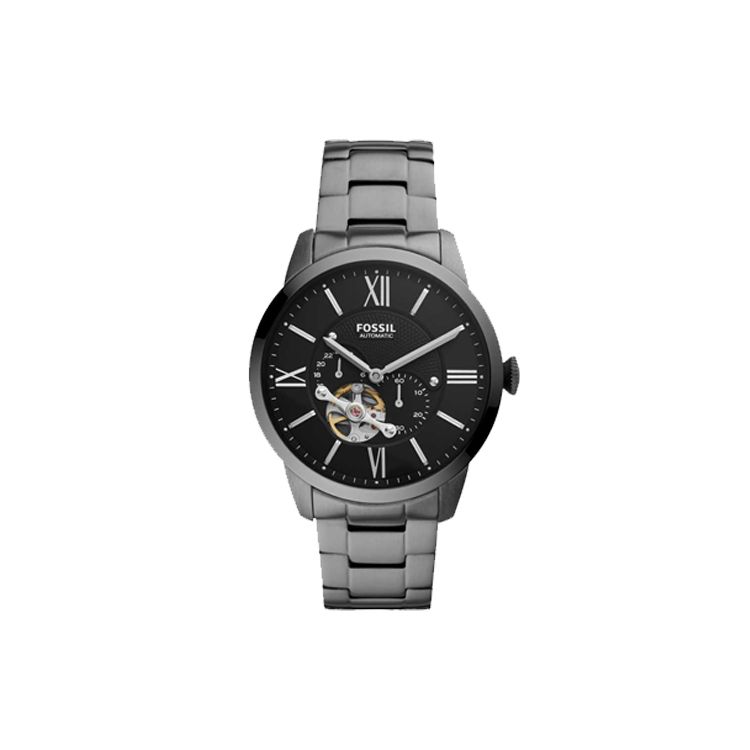 Fossil Townspeople Car Series Watch Automatic Mechanical Movement Stainless Steel Strap 44mm Black Dial Men watches ME3172 Black Dial