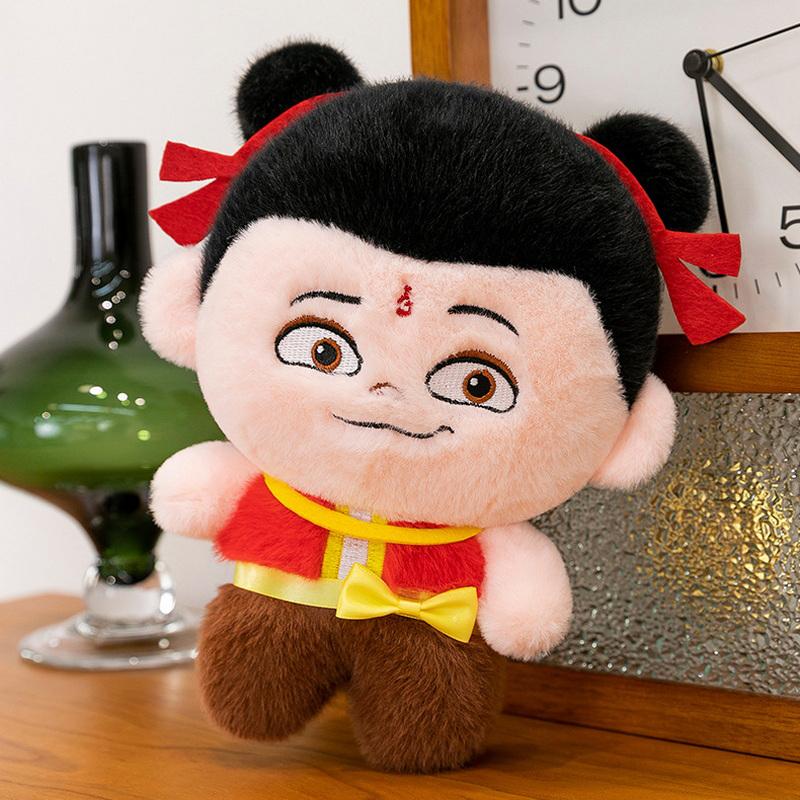 8Inches Ne Zha 2 Ne Zha: The Demon Child Causes Trouble Series Of Plush Toy Children'S Toy Room Decoration Doll Collectible Gift