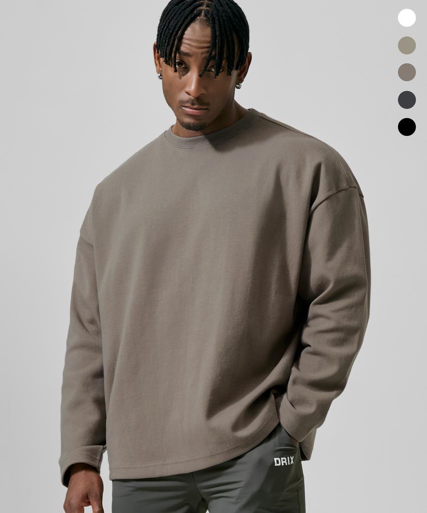 DRIX Special Double-Sided Oversized Long Sleeve T-Shirt_5 Colors
