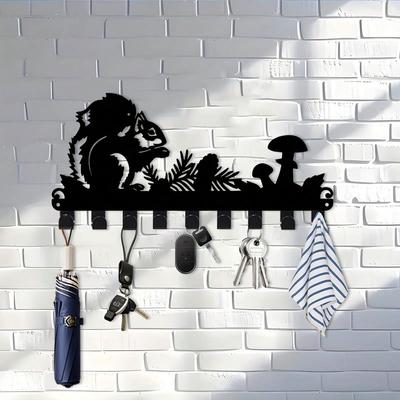 Household Metal Key Hook Wall Decor 11.81 Inch Gift for Entrance Kitchen
