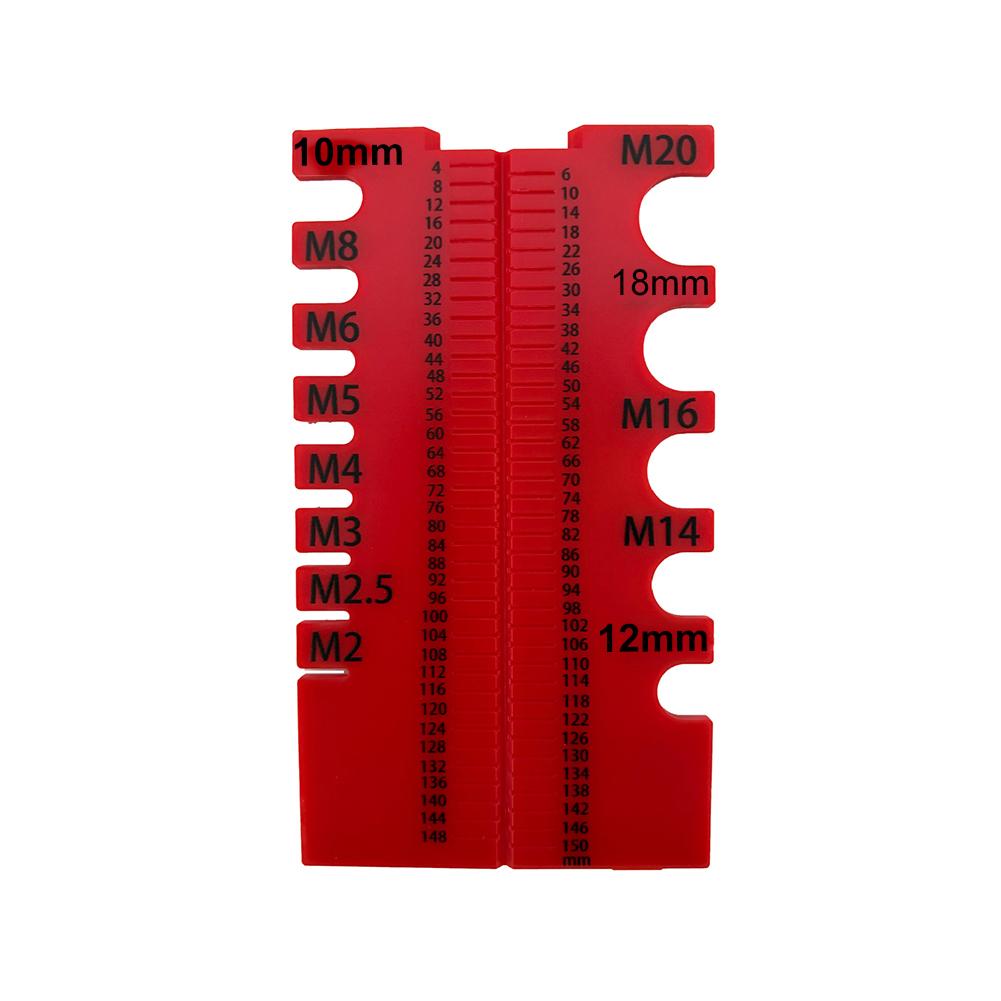 1pc Thread Pitch Gauge Portable Ruler Adapter For Screw And Bolt Measuring Tools Length Measuring Ruler For Applications Repairs