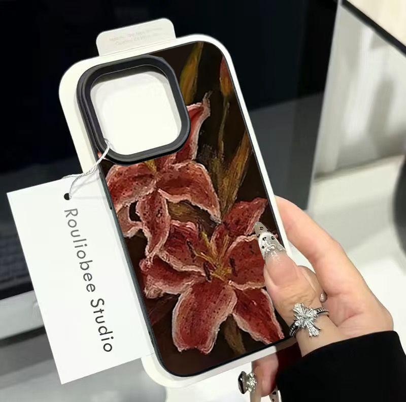 Violet Flowers CaseFor Realme C53 C51 C55 C35 C63 C61 C20 C21Y C25Y C75 5 5i 8 V13 NARZO 50 50A NOTE 60 P3X 15 12 PRO Plus Cover