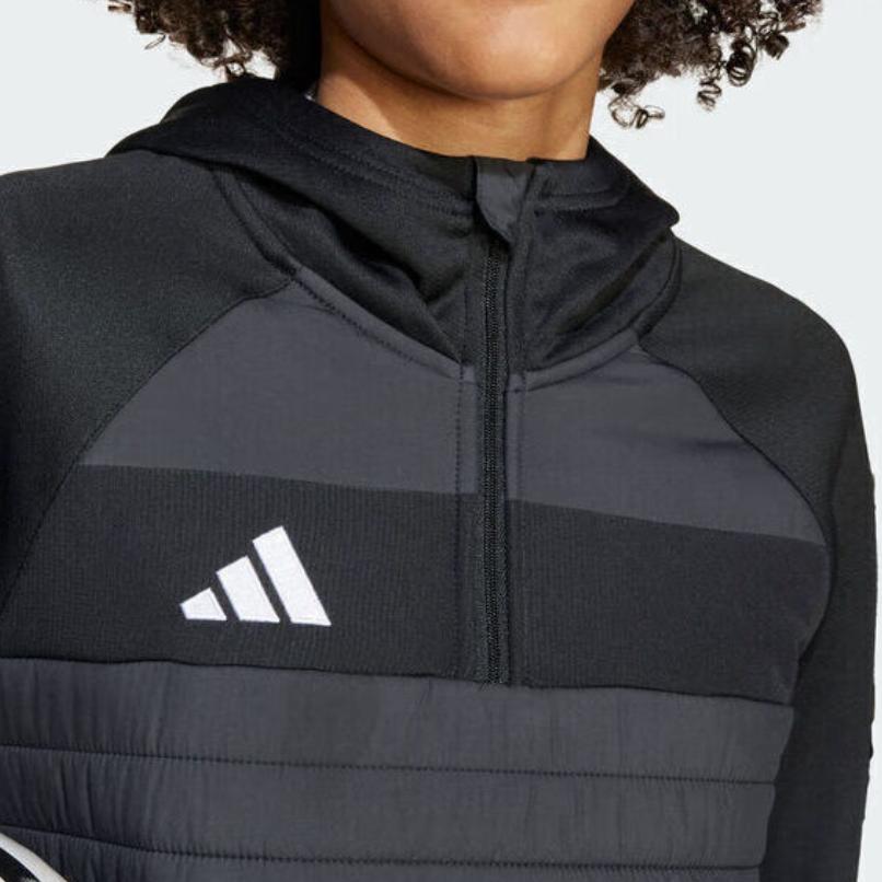 adidas Tiro Es Wintopy Pohodlný Měkký Mikina s Kapucí Dětská Vrchní Část JN9474