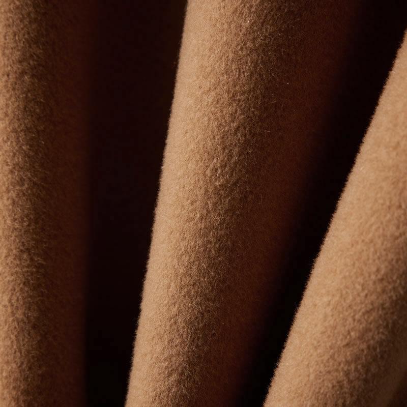 100% Wool Women Coat TIDENOVEL Autumn Wool Long Coat Handmade Pea Coat Winter Warm Cashmere Long Jacket