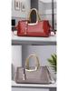 Red Patent Leather Crocodile Pattern Women's Wedding Crossbody Handbag