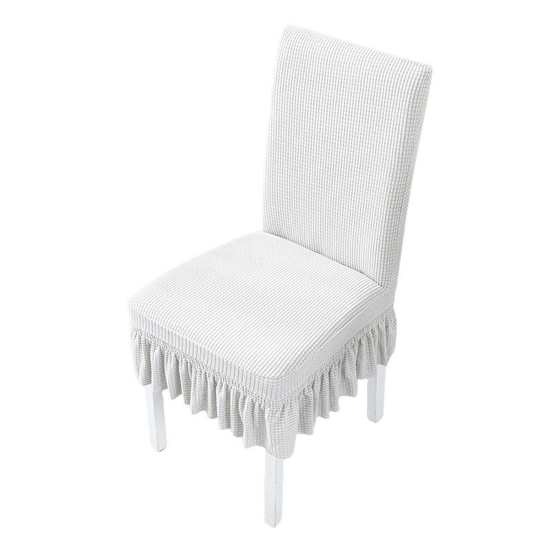 Skirt, Chair Cover, Backrest Integrated Dining Chair Cover, Universal Stool Cover, Seat Cover, Elastic Dining Table, Chair Cover