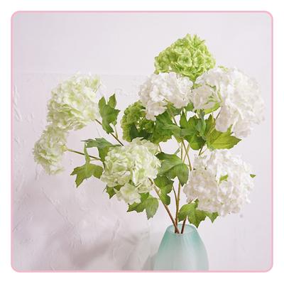 2pcs/set Simulated Hydrangea Flower Indoor Or Outdoor Realistic Appearance Wide Application