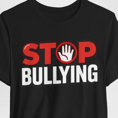 Stop Bullying Shirt, Anti Bullying, Bullying Awareness, Bullying Prevention, No Bullying, Mental Health, Graphic Tee, School Anti Bullying