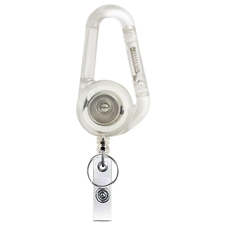 

2025 New Style Retractable Nurse Badge Reel Card Clip Badge Holder Students Doctor ID Card Holder Keychain Easy pull carabiner