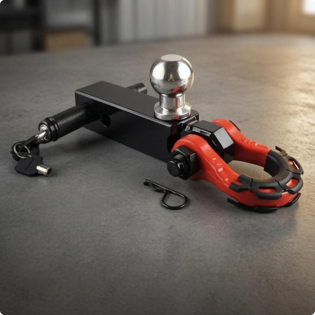 Hitch Adapter Compact Tow Mount Integrated