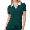 Womens Loose Fit V-Neck Athletic T-Shirt Running Yoga Golf Tennis Sportswear