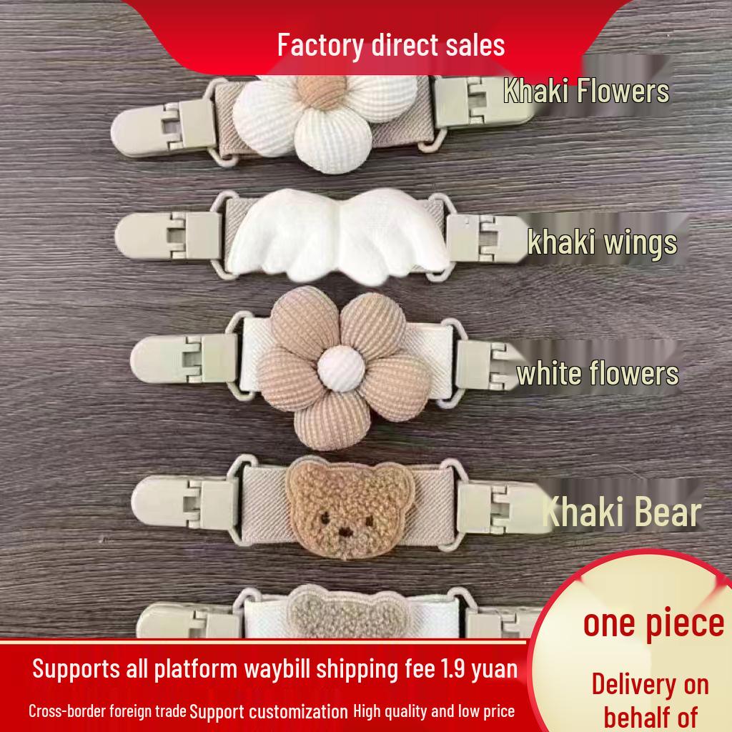 Dziecięce Kreskówkowe Regulowane Elastyczne Szelki z Bezpiecznymi Klipsami na Guziki