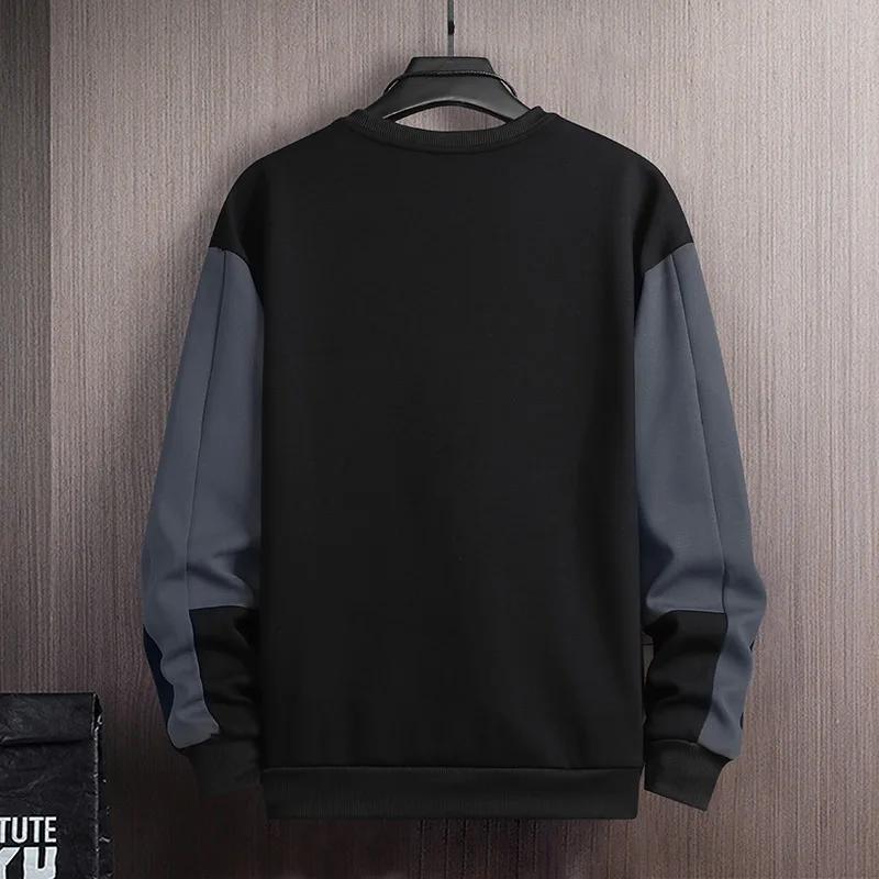 Felpa 2026 Uomo Primavera Nuova Moda Coreana Pullover Casual Maniche Lunghe Camicia Streetwear Uomo Felpa con Cappuccio Abbigliamento Uomo Top