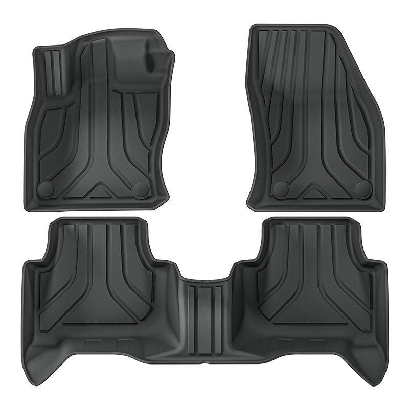 TPE Car and Trunk Floor Mats for 2018-2024 Volkswagen T-ROC (Left-Hand Drive)