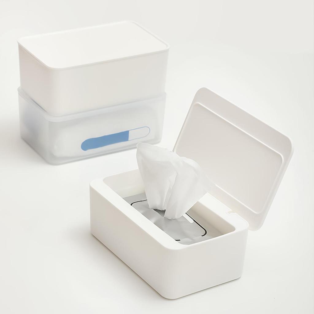 Wet Wipe Holder Baby Wipe Dispenser Reusable Tissue Storage Case For Home Toilet Nursery Restaurant Living Room Bedroom Desk