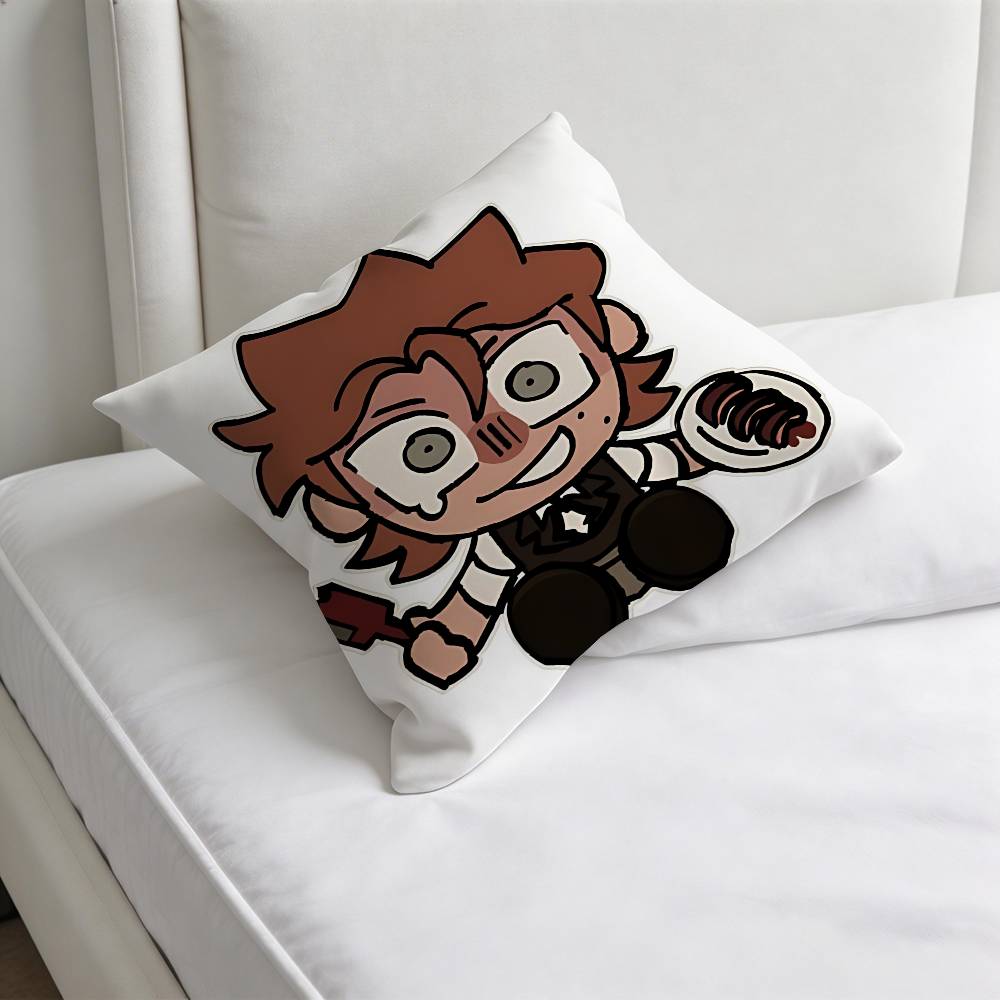 VVincent Rody Dead Plate Fashion Square Pillow Case Durable Throw Pillow Cover for Sofa Couch Chair