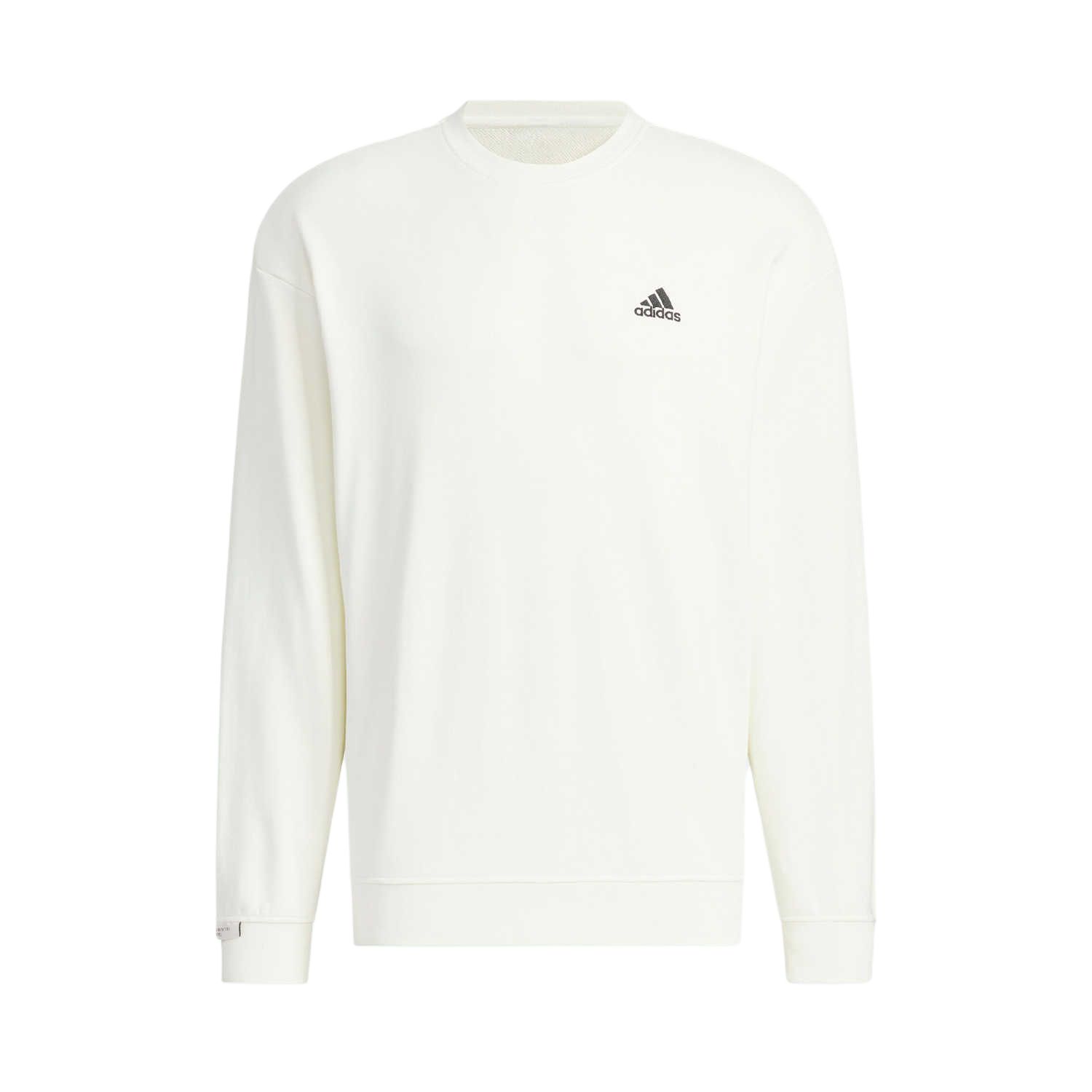 

adidas Unisex Essential Logo Crew Neck Sweatshirt Off White JM9111 L
