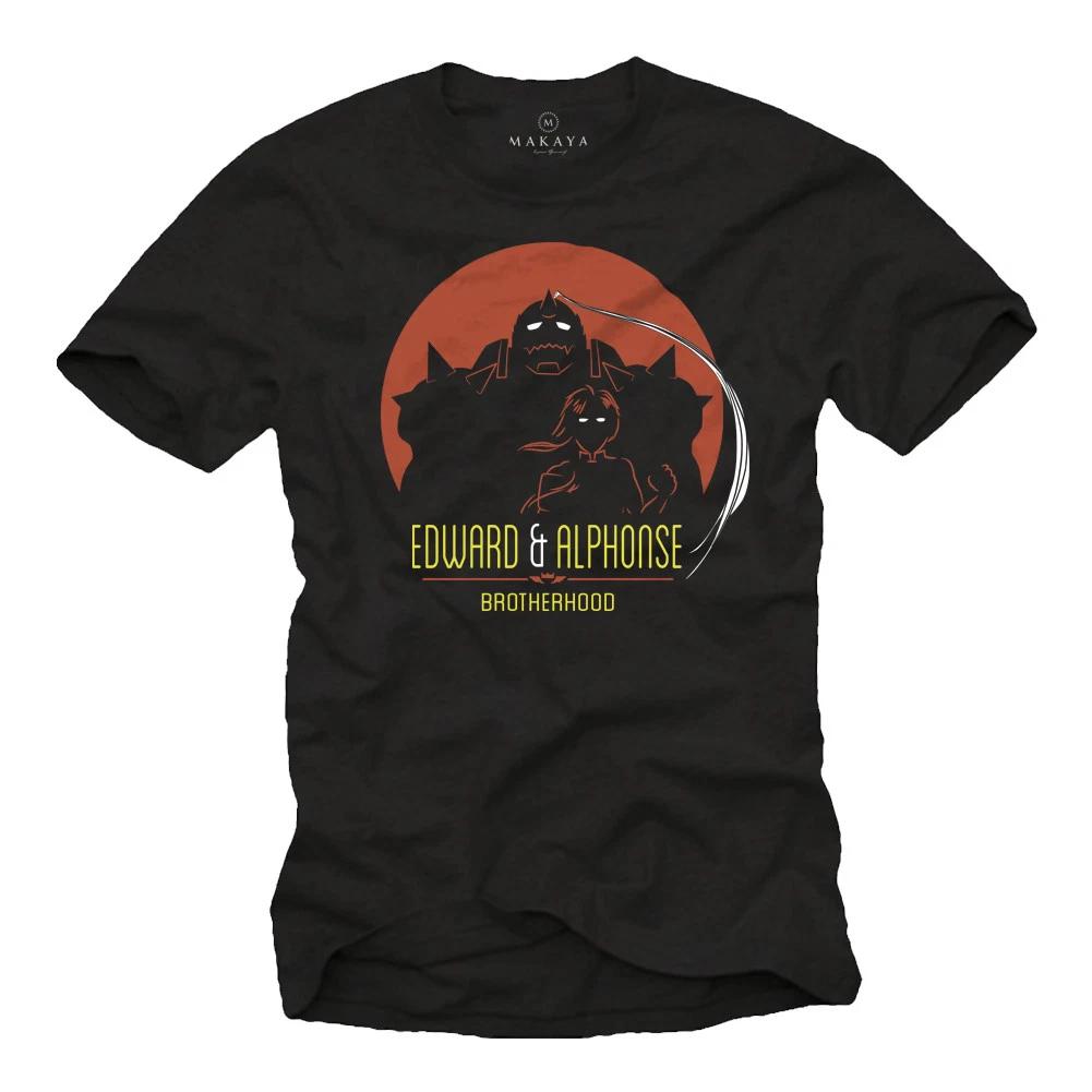 FULLMETAL MENS T shirt WITH NERD ALCHEMIST - SHORT SLEEVE GEEK BROTHERHOOD TEE 4XL