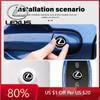 2026 Hot Interior Stickers For Lexus GX470 LS400 LX470 LX570 RC350 UX250h ES350 RX450h 8pcs Car Door Keyhole Cover Sticker Unive JM3
