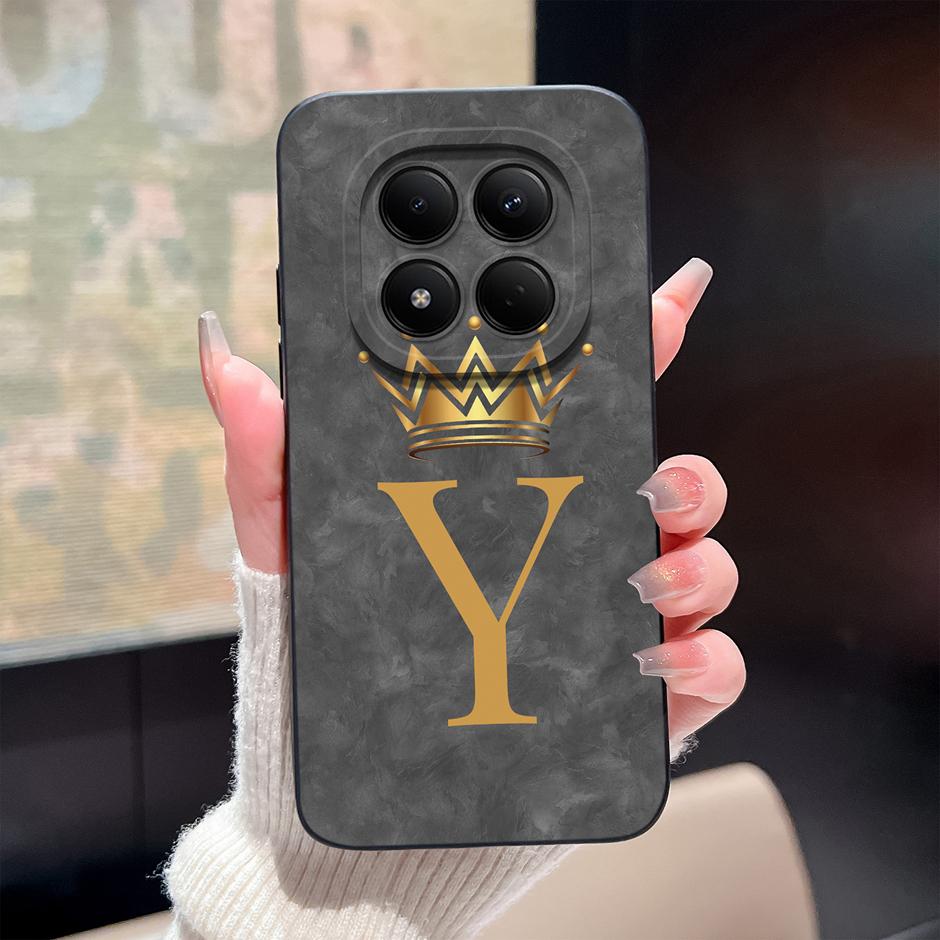 For Redmi Note 15 Pro 4G 5G Phone Cases Cute Panda 26 Letters Shockproof Soft Liquid Silicone Cover For RedmiNote15 15Pro Fandas