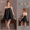 Beautiful Yarn Pure Desire Sexy Nightgown Women's Shoulder Suspenders Pajamas Lace Fluffy Princess Style Pajamas Women's Summer