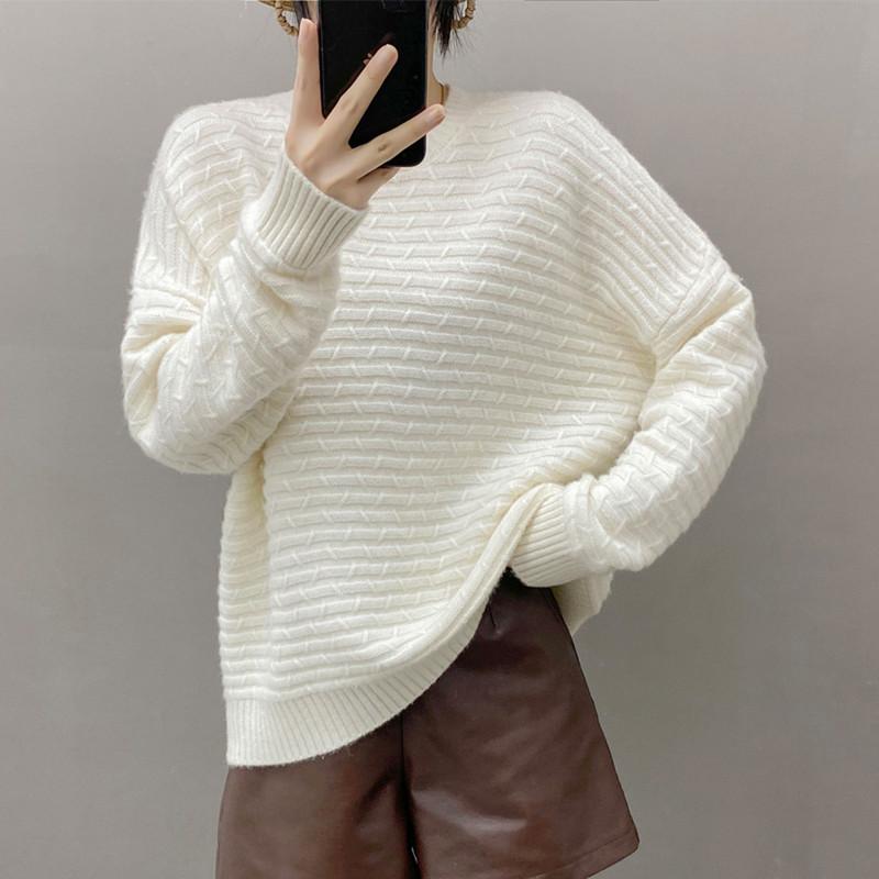 Qinghe 100% Pure Cashmere Women's Sweater - Ultra Soft Luxury Winter Pullover