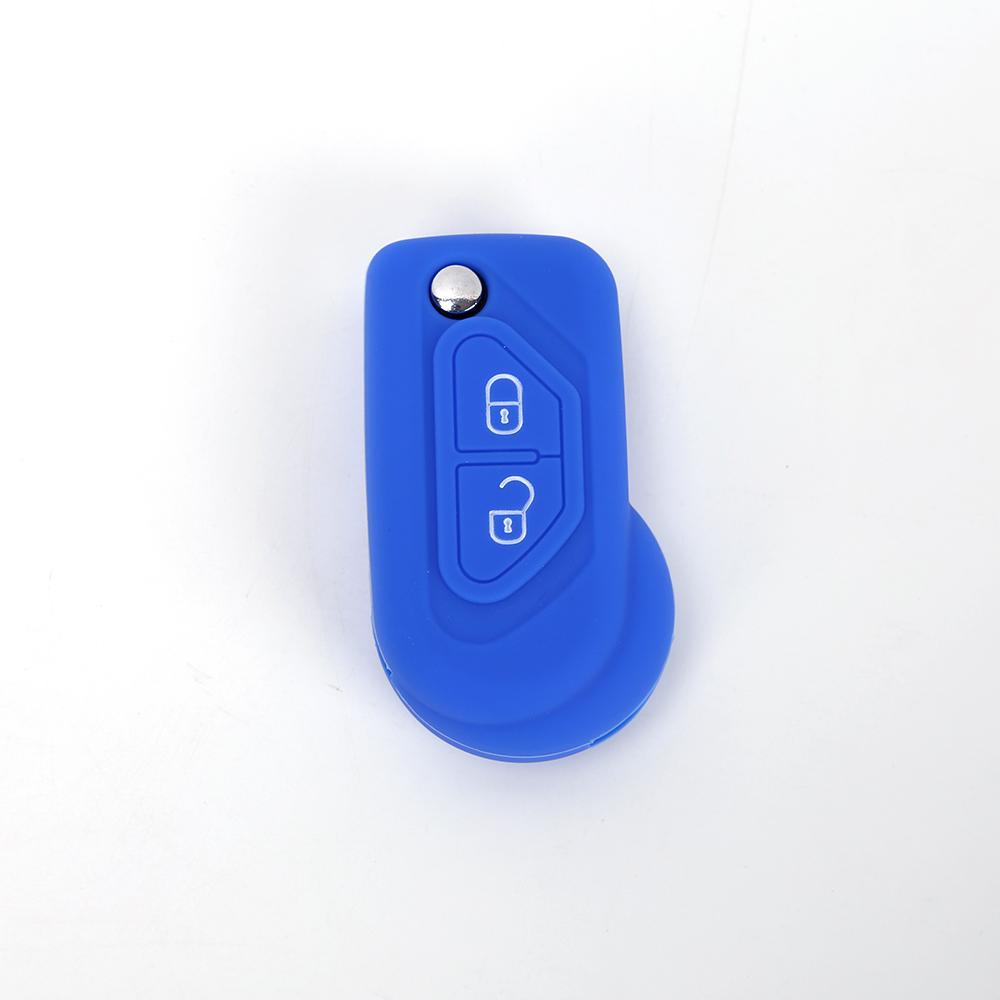 1 PC 2 Buttons Silicone Car Remote Flip Key Fob Shell Cover Case For Citroen DS3 Skin HU83 Blade Older Protector