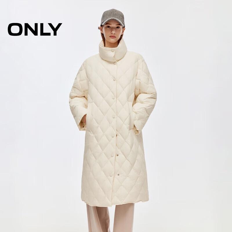 

ONLY Women s 2025 Winter Lightweight Long Duck Down Jacket XS