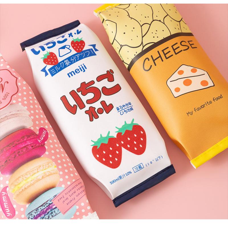 Creative Simulation Snack Pencil Case School Pencil Bag Cute Pen Case Boy Student Pen Bag Kid Stationery Bag Fun Storage Bag