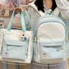 Schoolbag high value ins versatile large capacity backpack, campus high school junior high school student schoolbag girls small fresh backpack