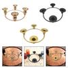 4 Cup Candle Holder Stand Birthday Gift Tea Table Ornament Iron for Office