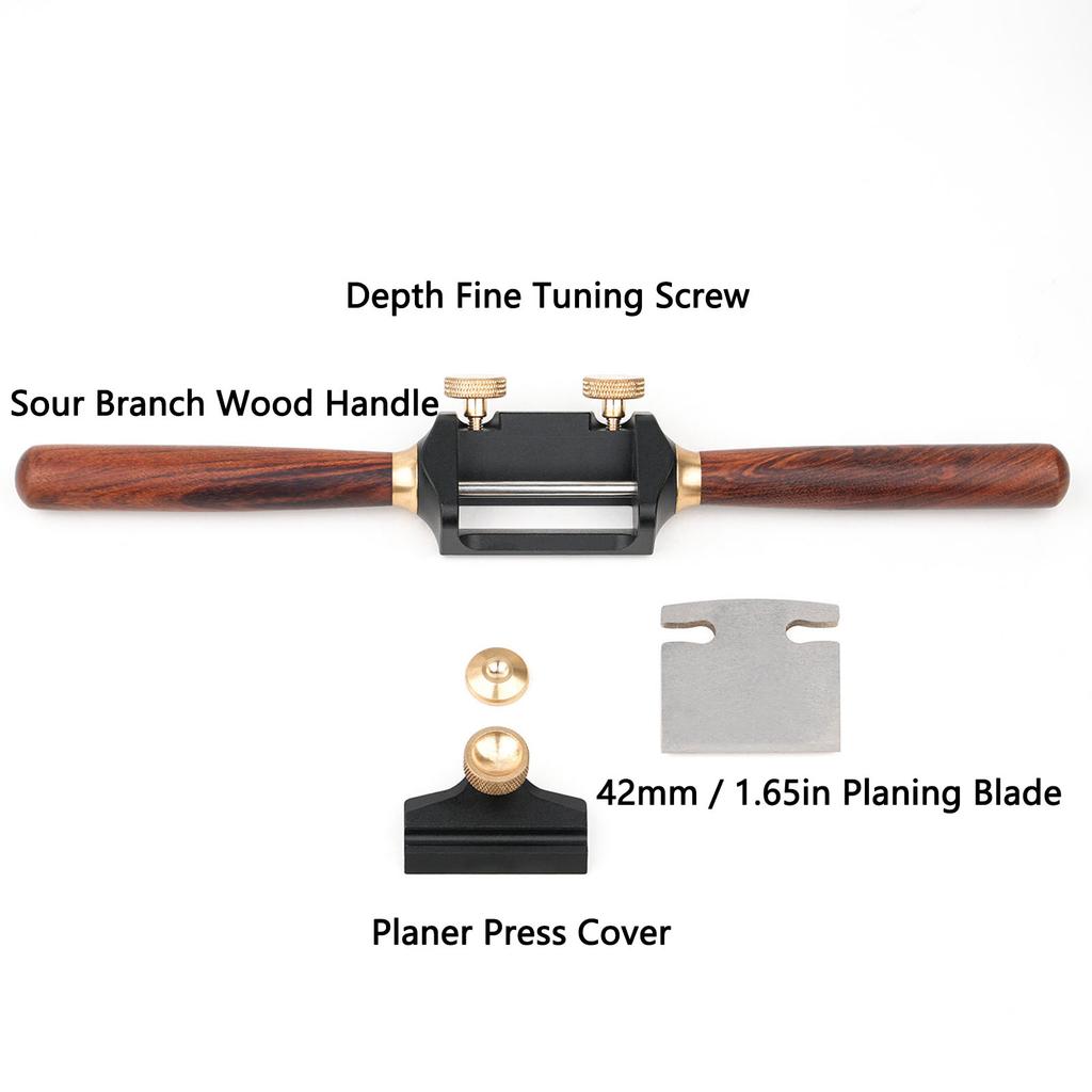 Verstellbarer Vogelhobel Flache Basis Hand-Holzhobel Hand-Schabeisen für Holzbearbeitung Ecke Bogen Trimmen