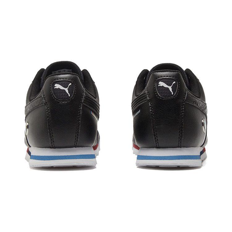 PUMA Bmw Mms Roma Low Top Running Shoes Black/White 306638-01
