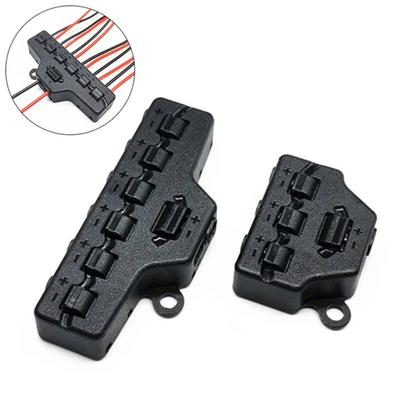 6 Ports Wire Connector Splitter 1 In 6 Out Push-in Type Parallel Connector Constant Voltage Parallel Type