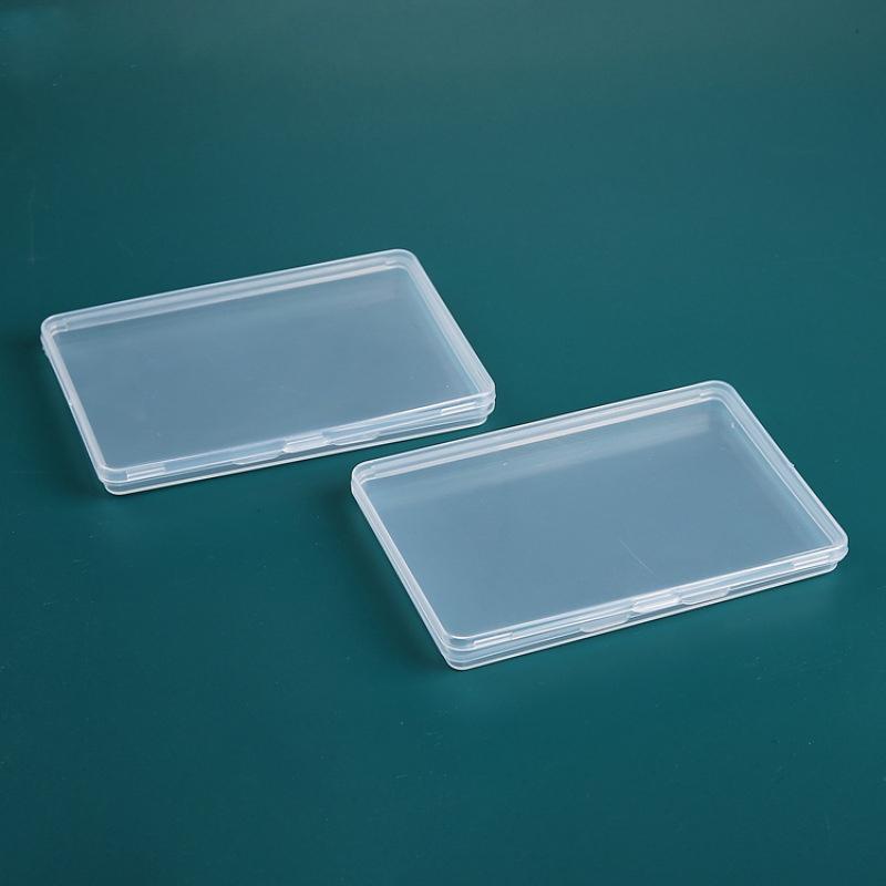 Mini Plastic Box Rectangular Translucent Packing Box Dustproof Durable Strong Jewelry Button Sundries Storage Case Container