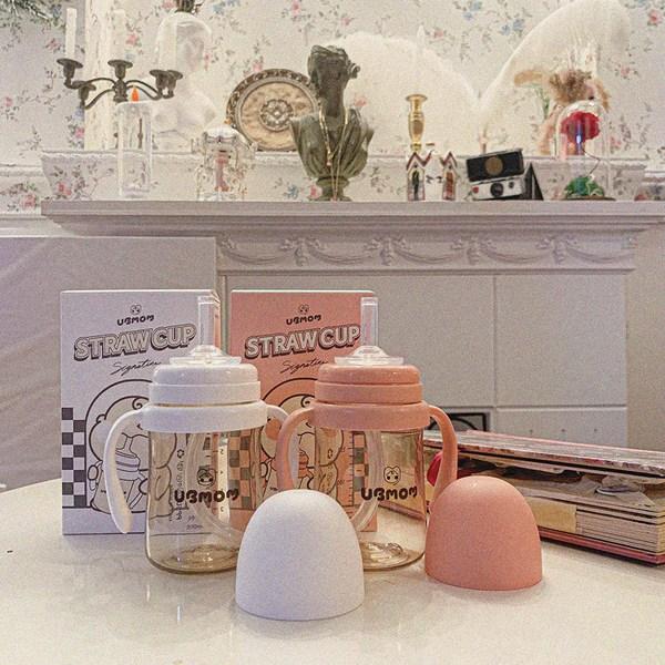 UBMom Signature Straw Cup 200ml, Strawberry, 1 Piece