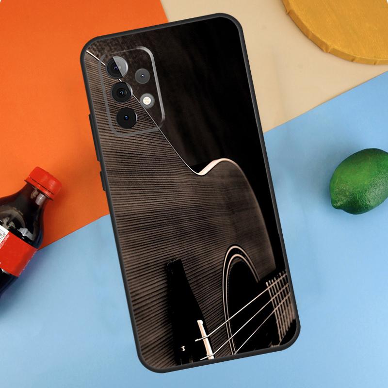 Guitar Music Case For Samsung Galaxy A54 A34 A14 A51 A71 A13 A23 A33 A53 A73 A12 A22 A32 A52 Cover