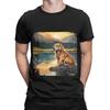 Golden Retriever Watercolor Mountain Forest View Novelty 100 Cotton TShirt Gloden Retirever Tops Tees For Unisex