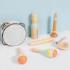 Orff Musical Instrument Set Children's Montgomery Early Education Rattlebourines, Percussion Piano, Sand Hammer Percussion Combination Toy