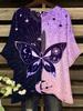 Women's large-size short-sleeved T-shirt, irregular hem design, digital printing four-season T-shirt