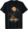 Vintage Italian Greyhound Halloween Funny Dog Pumpkin Spooky T-Shirt