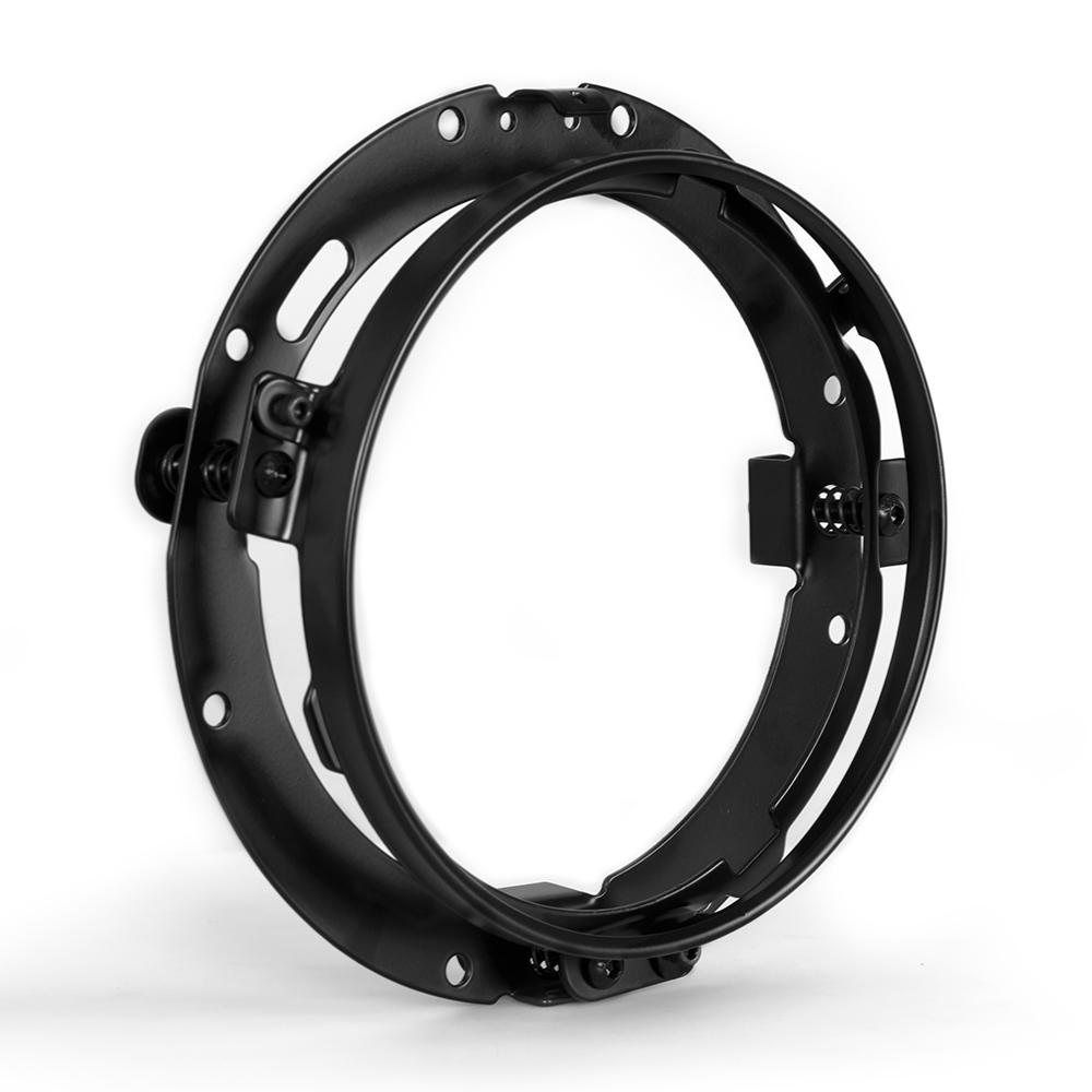 7 inch LED Round Headlight Ring Mounting Bracket For Harley For Wrangler JK Suzuki Samurai Car Motorcycle Accessories