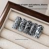 Flower Lace Nail Stencil 3D Lace Nail Stamp Template New Nail Printing Stencils  for DIY Nail Art
