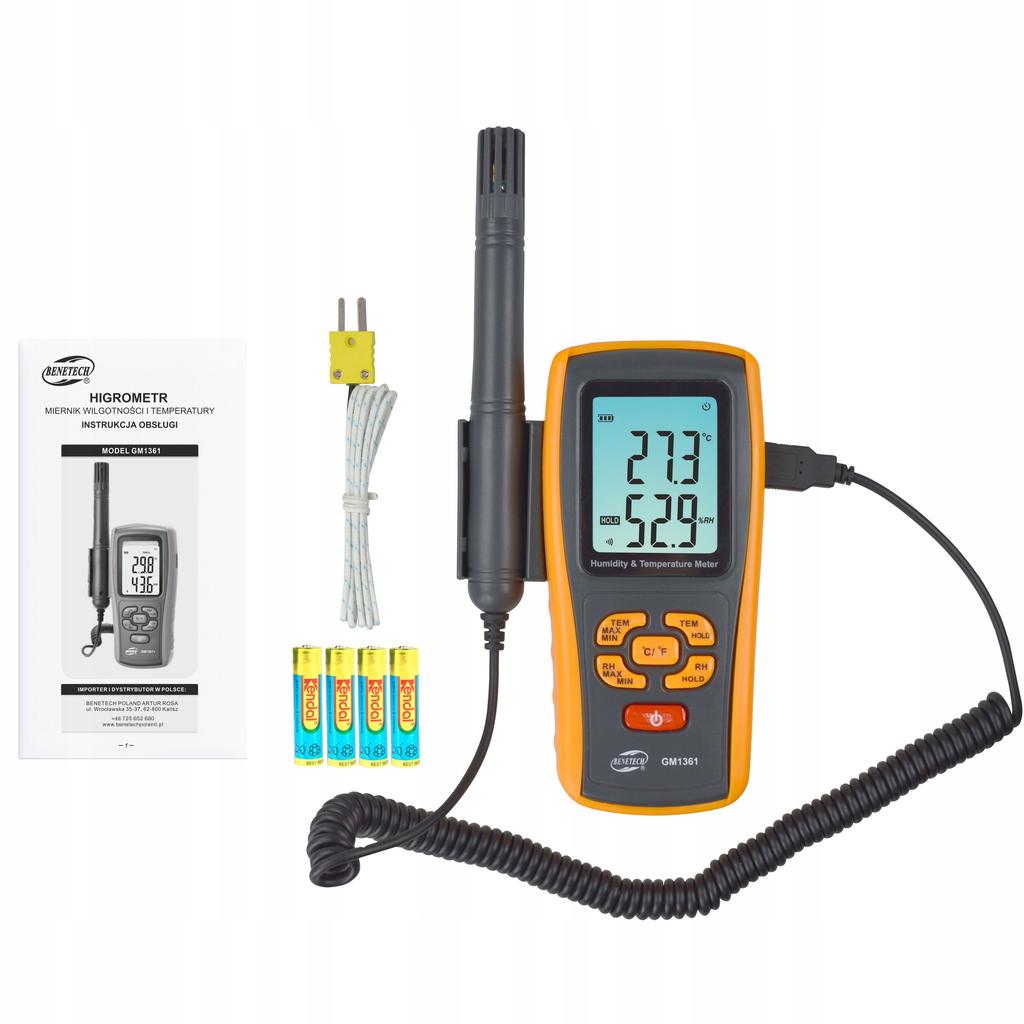 HYGROMETER METER HUMIDITY AIR TEMPERATURE