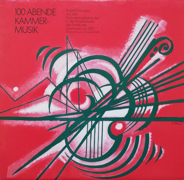 

LP Record VARIOUS 100 Abende Kammermusik S30056 Germany Classical Used