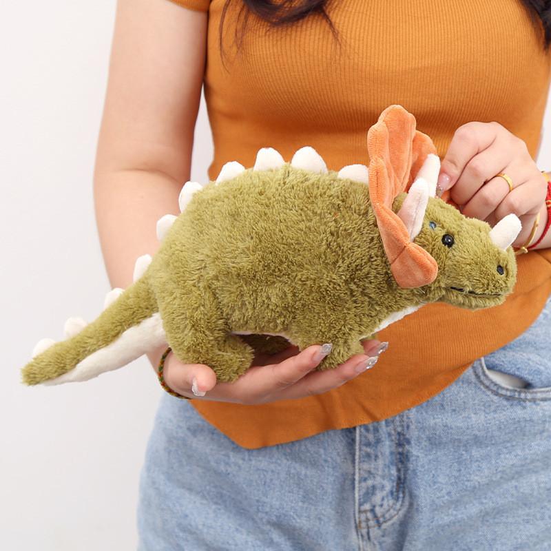 Cute Sterrholophus Green Marsh Plush Toy Doll For Children Gift And Decor Room