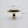 Zinc Alloy Single Hole Cabinet Knob Simple Oval Drawer Knob Matte Furniture Pull Handle For Wardrobe Cupboard Drawers Upgrade